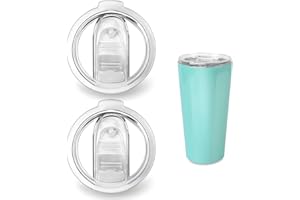 UXIETIN 2PCS Spill Proof Replacement Lid Compatible with Corkcicle 16OZ Travel Coffee Tumbler(FIT 16OZ ONLY)