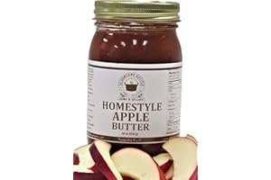 SCHERGER'S KETTLE - SHIPSHEWANA, IN Homestyle Apple Butter, 18 oz