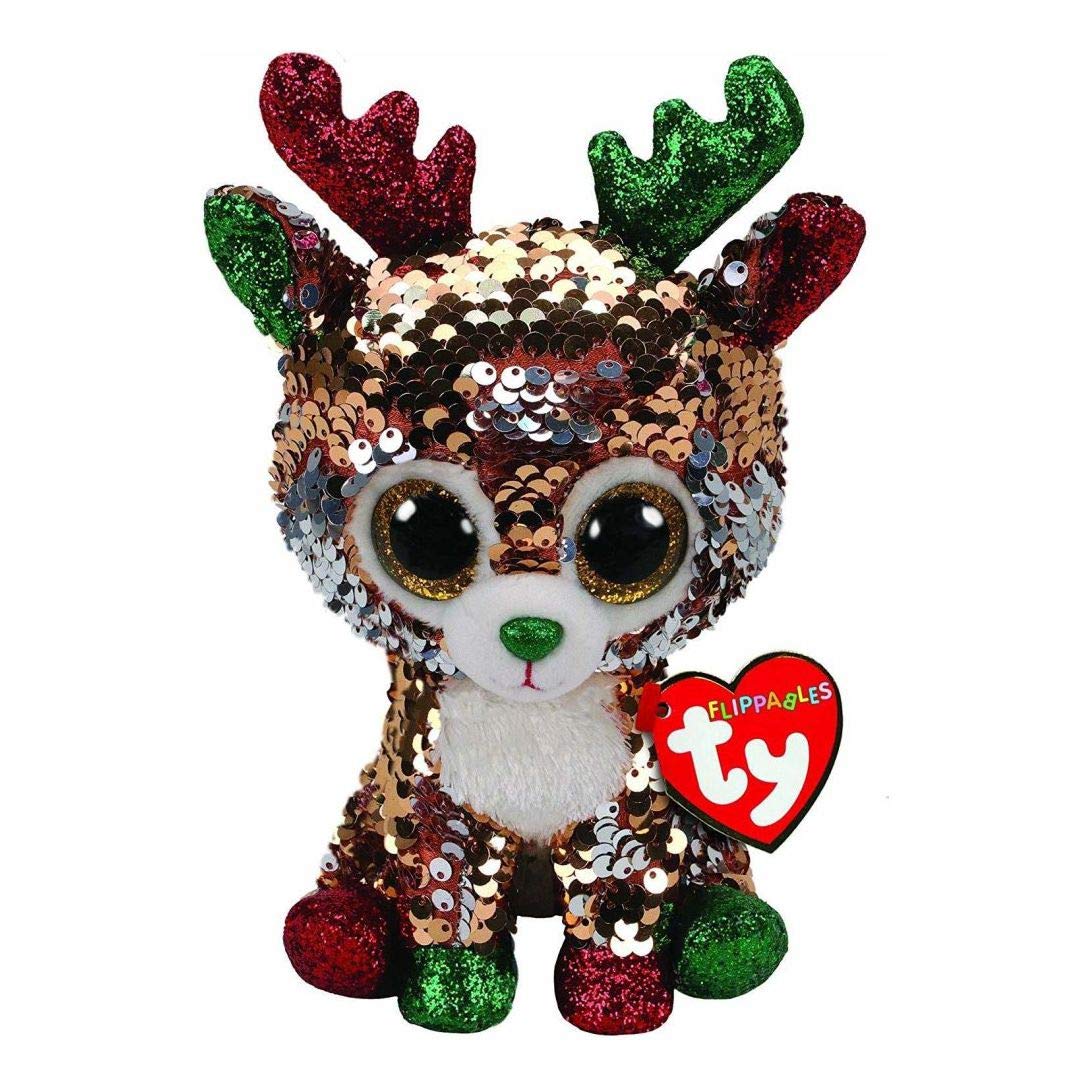 TY TEGAN REINDEER FLIPPABLE XMAS 2019