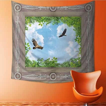 Amazon Com Muyindo Wall Hanging Wall Tapestry Psychedelic