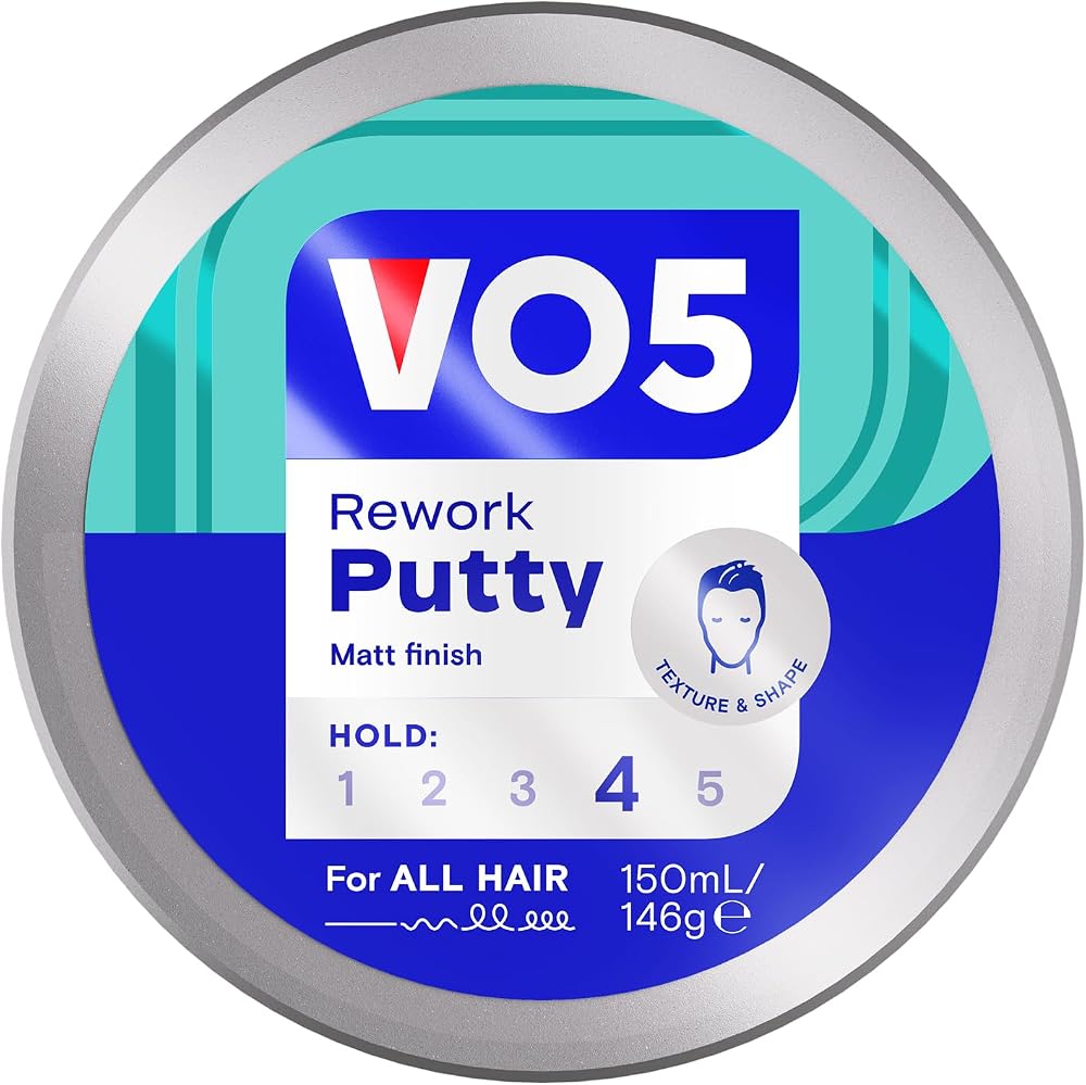 VO5 Rework Putty 150ml Texture & Shape Matt Finish hair styling