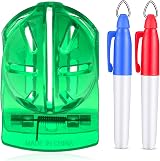 Geeorzo Golf Ball Line Marking Alignment Kit with 2 Markers