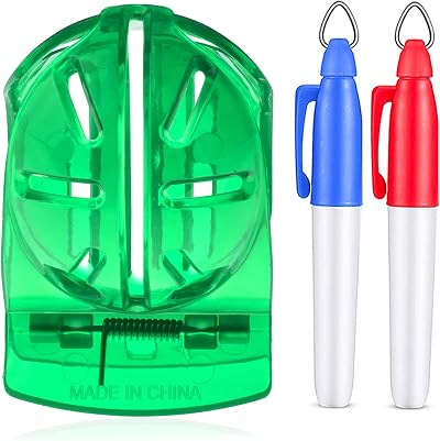 Geeorzo Golf Ball Line Marking Alignment Kit with 2 Markers