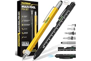 MAFEHAN Gifts for Men, Valentines Day Gifts for Him, 10 in 1 Multi Tool Pen Set, Mens Valentines Gifts for Boyfriend, Birthday Gifts for Men Who Have Everything, Cool Gadgets for Men