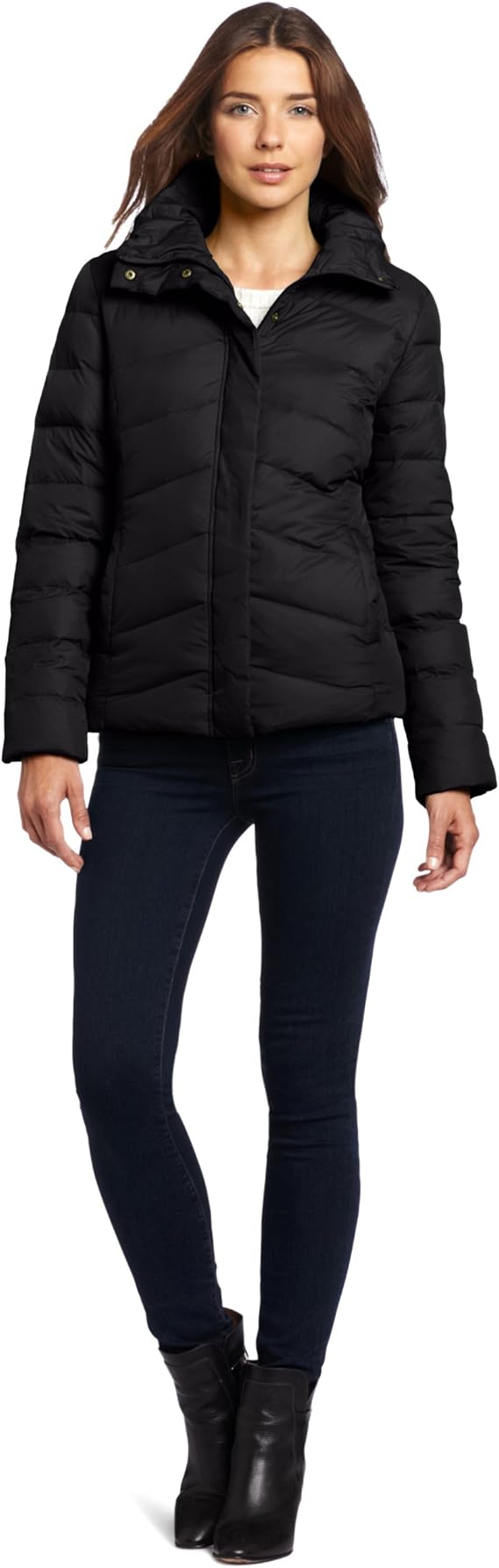 Tommy Hilfiger Women's Down Filled Jacket, Black, Small