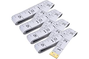 Body Measuring Tape for Tailor Sewing Body Cloth Measurement, 60Inch/150cm Soft Measuring Tape Flexible Ruler with CM/in Dual
