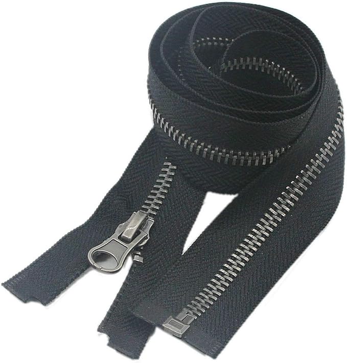 Leekayer 2pcs 5 26 Inch Metal Zippers for Jackets Sewing