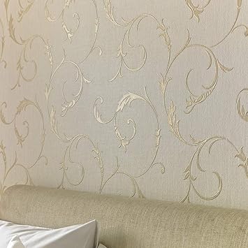 Graham Brown 727 Athena White Gold Wallpaper Amazon Com