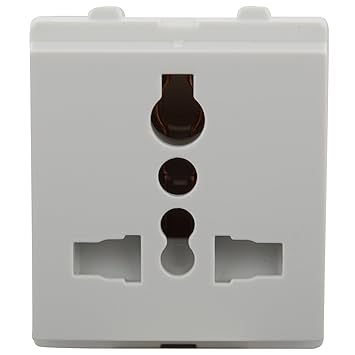 Schneider 13A Polycarbonate International Socket X2010WH (White)