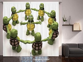 Amazon Com Thermal Insulated Blackout Window Curtain Reptile