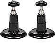 Security Wall Mount- Adjustable Indoor/Outdoor Mount for Arlo, Arlo Pro and Other Compatible Models by Dropcessories (2 Pack, Black)