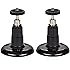Security Wall Mount- Adjustable Indoor/Outdoor Mount for Arlo, Arlo Pro and Other Compatible Models by Dropcessories (2 Pack, Black)