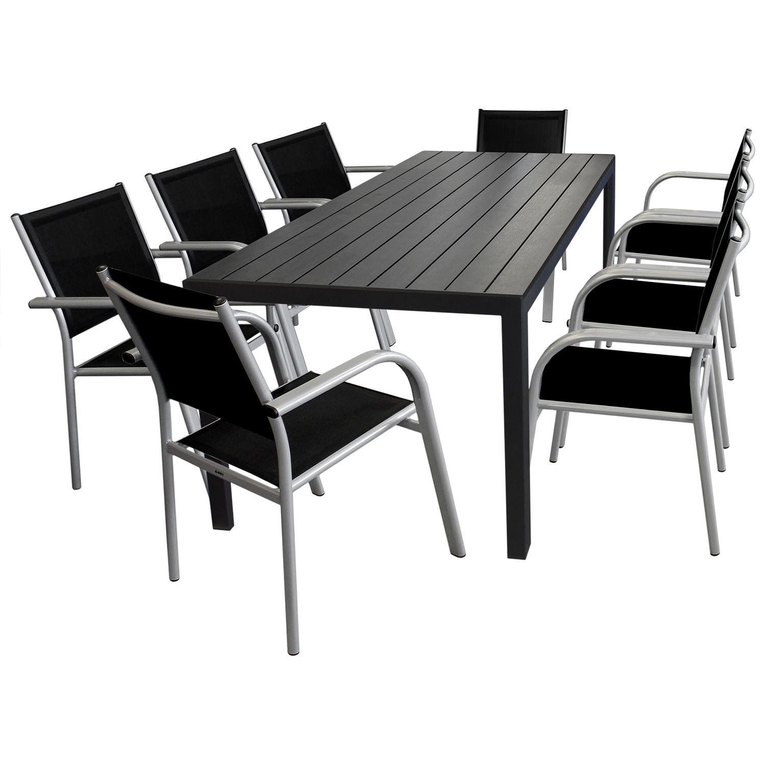 9tlg. Gartenmöbel Terrassenmöbel Set Sitzgruppe Sitzgarnitur