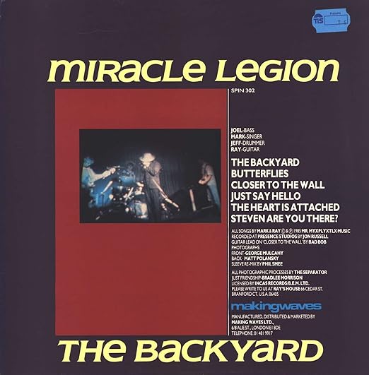 Miracle Legion The Backyard Amazon Com Music