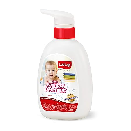 LuvLap Baby Laundry Liquid Detergent, Food Grade, 500ml