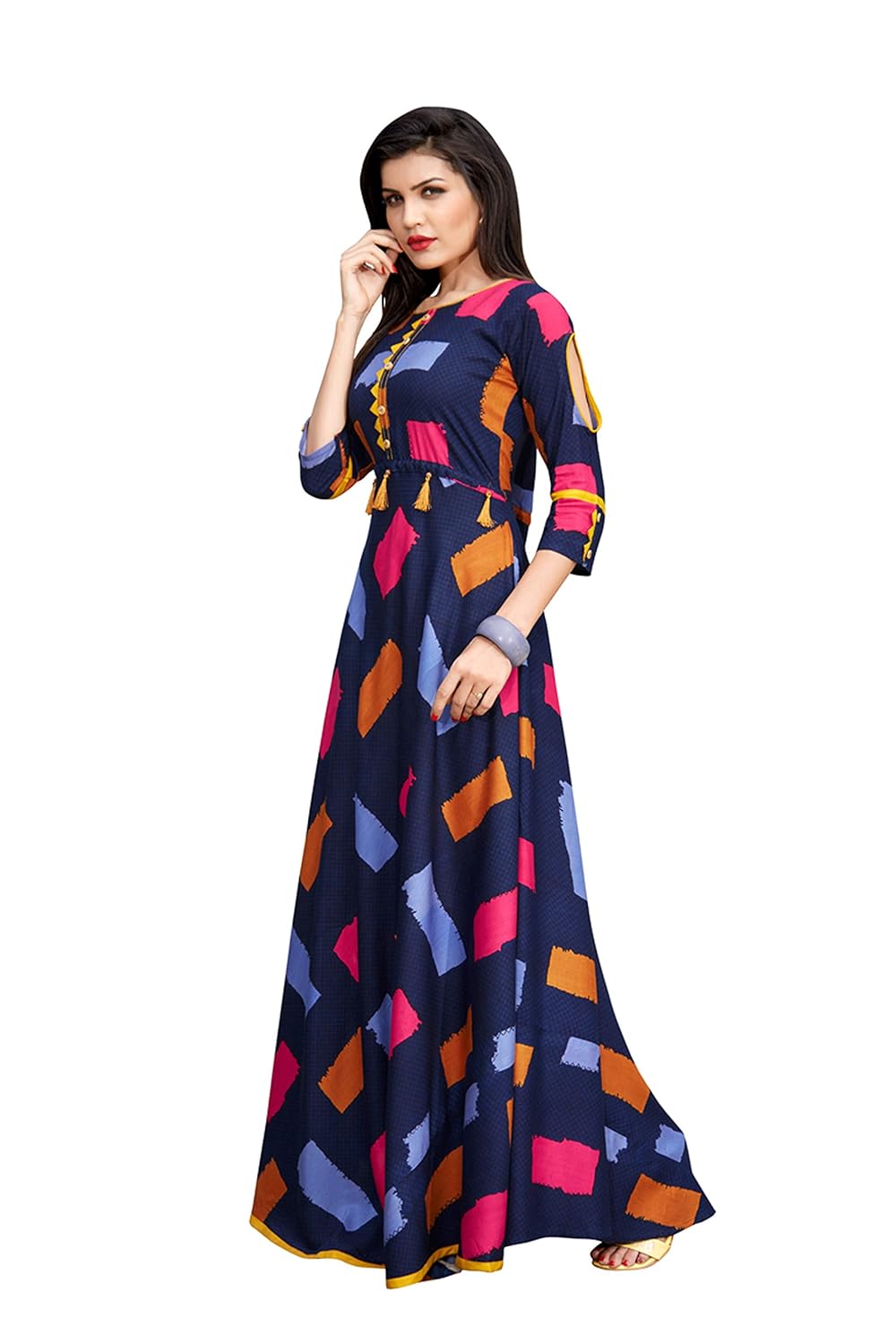 rayon anarkali kurtis