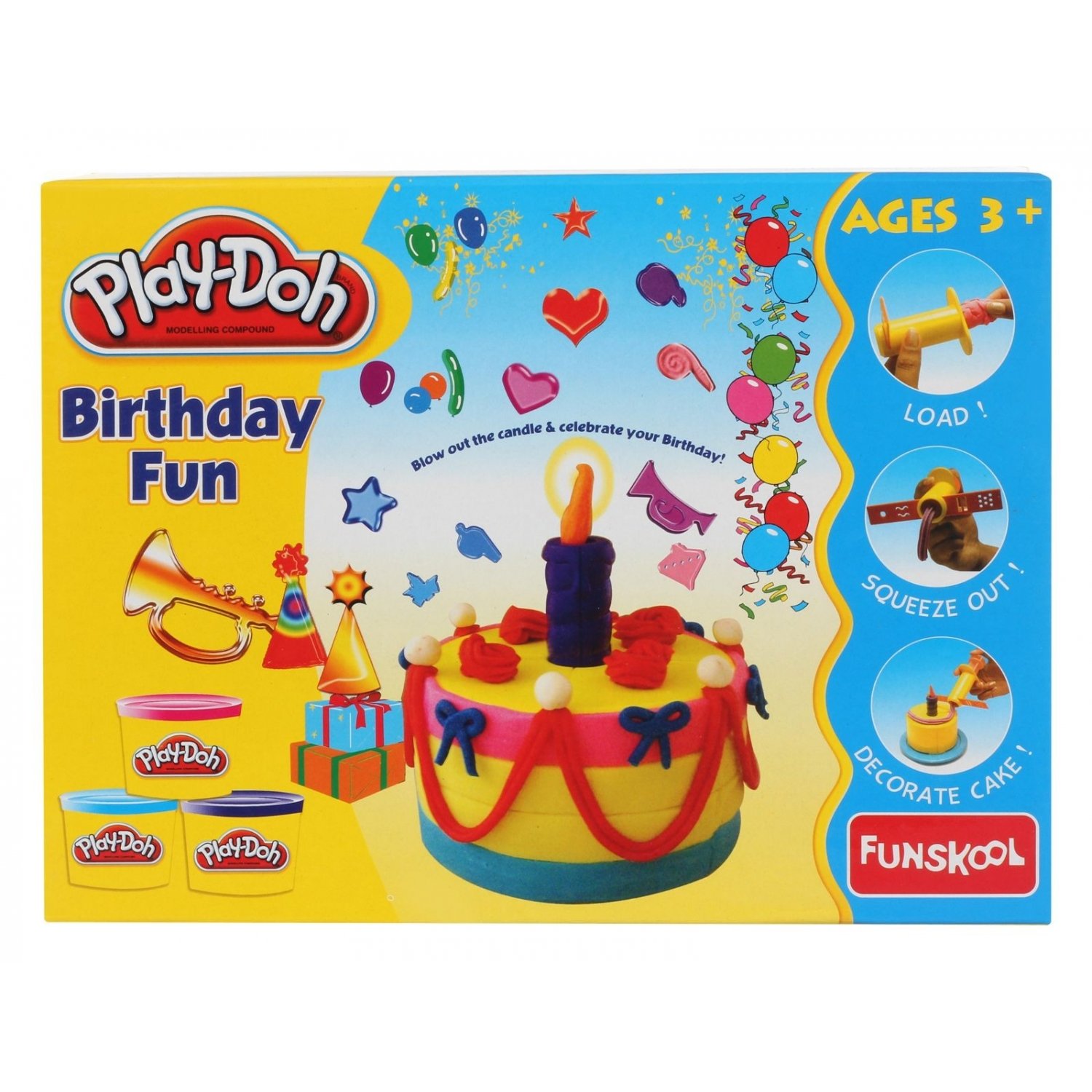 Buy Funskool Birthday Fun Play Doh Pack of 1, F Online at Low Prices