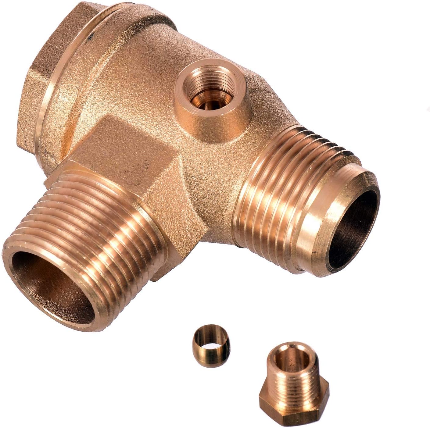 Non Return Valve 3/4" to 3/4" Air Compressor Male Thread Brass Check