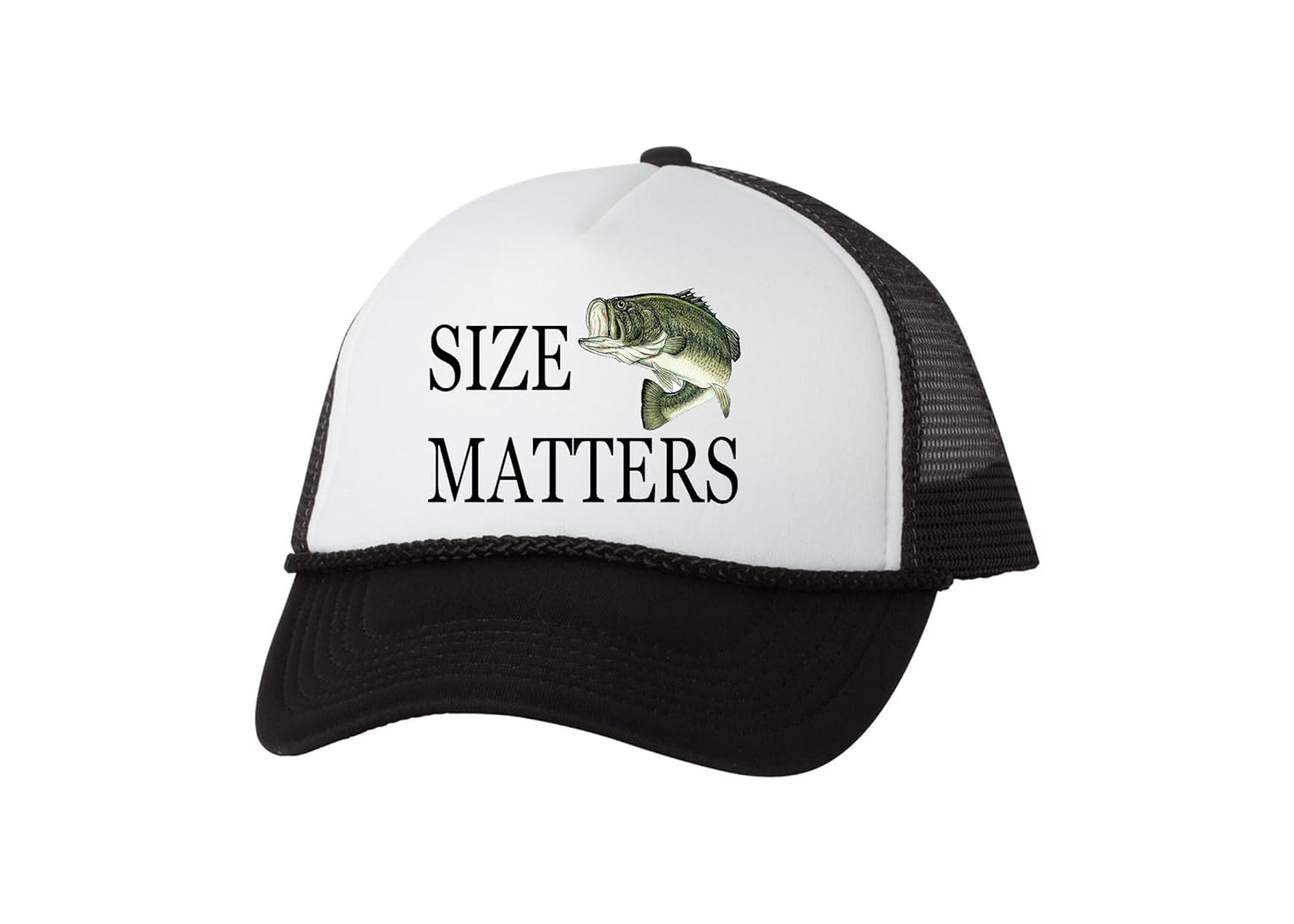 Rogue River Tactical Funny Trucker Hat Size Matters Fishing Baseball