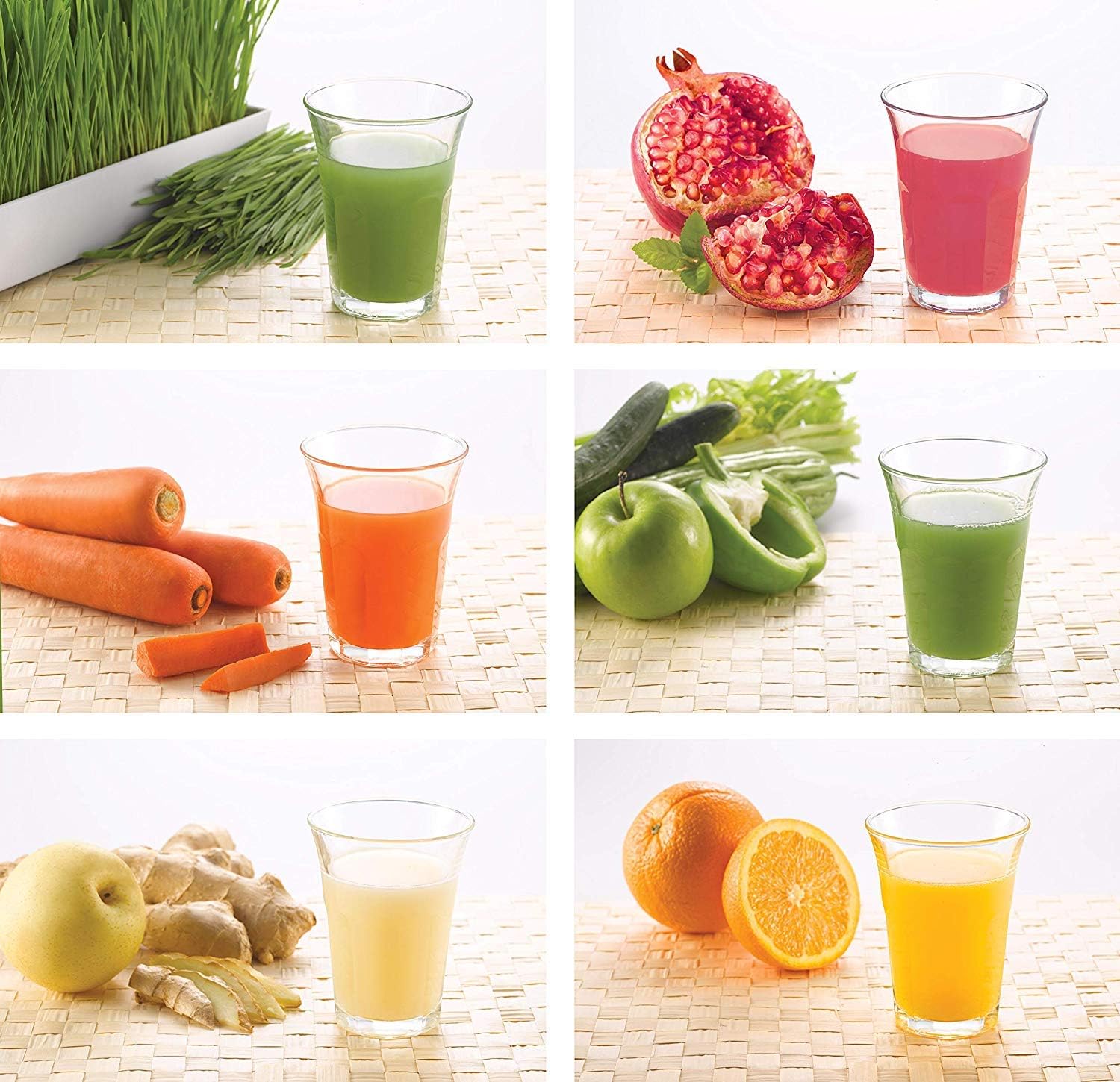 Mueller Masticating Slow-Juicer for-Celery, Wheatgrass, Kale, Spinach, and any other Leafy Greens, Live-Enzyme Cold Press Process and Easiest 5 minute Cleanup!: Kitchen & Dining