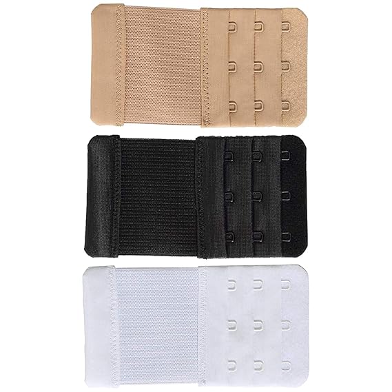Two Dots Women's Bra Extender (Pack of 3)
