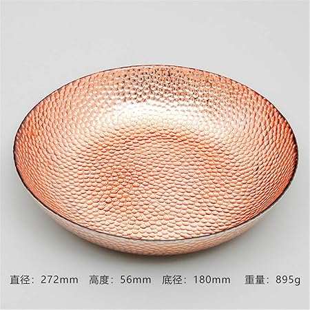 yurunn Plato de Vidrio ensaladera Plato de Fruta de Caramelo ...