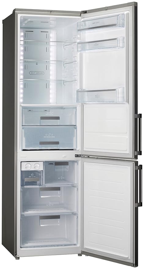 LG GB7143AESF nevera y congelador Independiente Platino 385 L A+++ ...