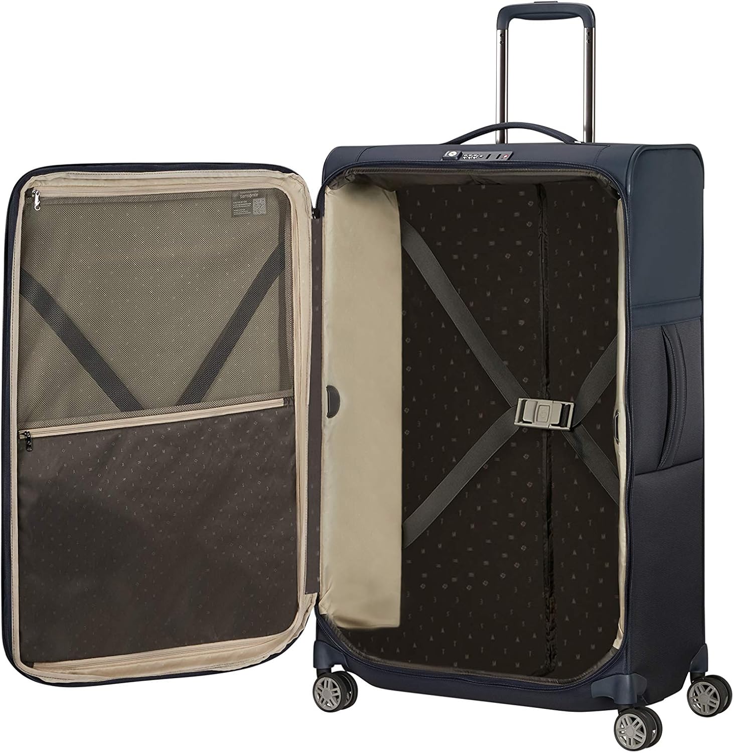Samsonite Airea - Spinner L Expandable, Suitcase, 78 cm, 111.5/120 l, Blue (Dark Blue), L (78 cm - 111.5 L/120 L) - Image 4