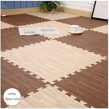 Ztmn Schaum Puzzle Bodenfliesen Baby Spielmatte Mit Border Buffer Hupfburg Balkon Ineinandergreifende Boden Kinder Mehrere Farben 30x30x1cm Farbe G Grosse 16 Fliesen Amazon De Kuche Haushalt