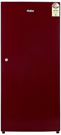 Haier 195 L 3 Star Direct Cool Single Door Refrigerator(HRD-1953SR-R/HRD-1953SR-E, Red)