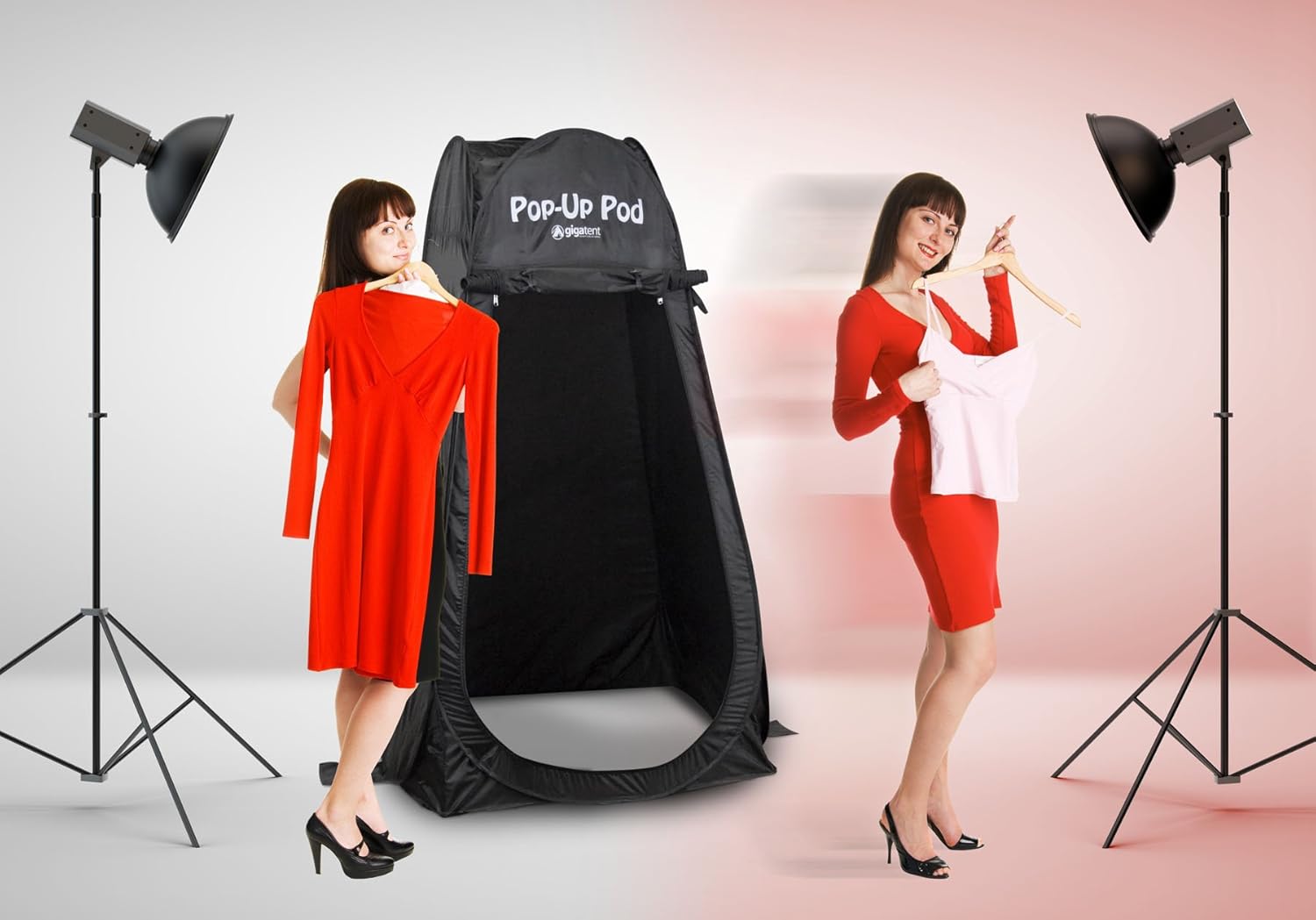 GigaTent Portable Pop Up Pod Dressing/Changing Room + Carrying Bag: Sports & Outdoors