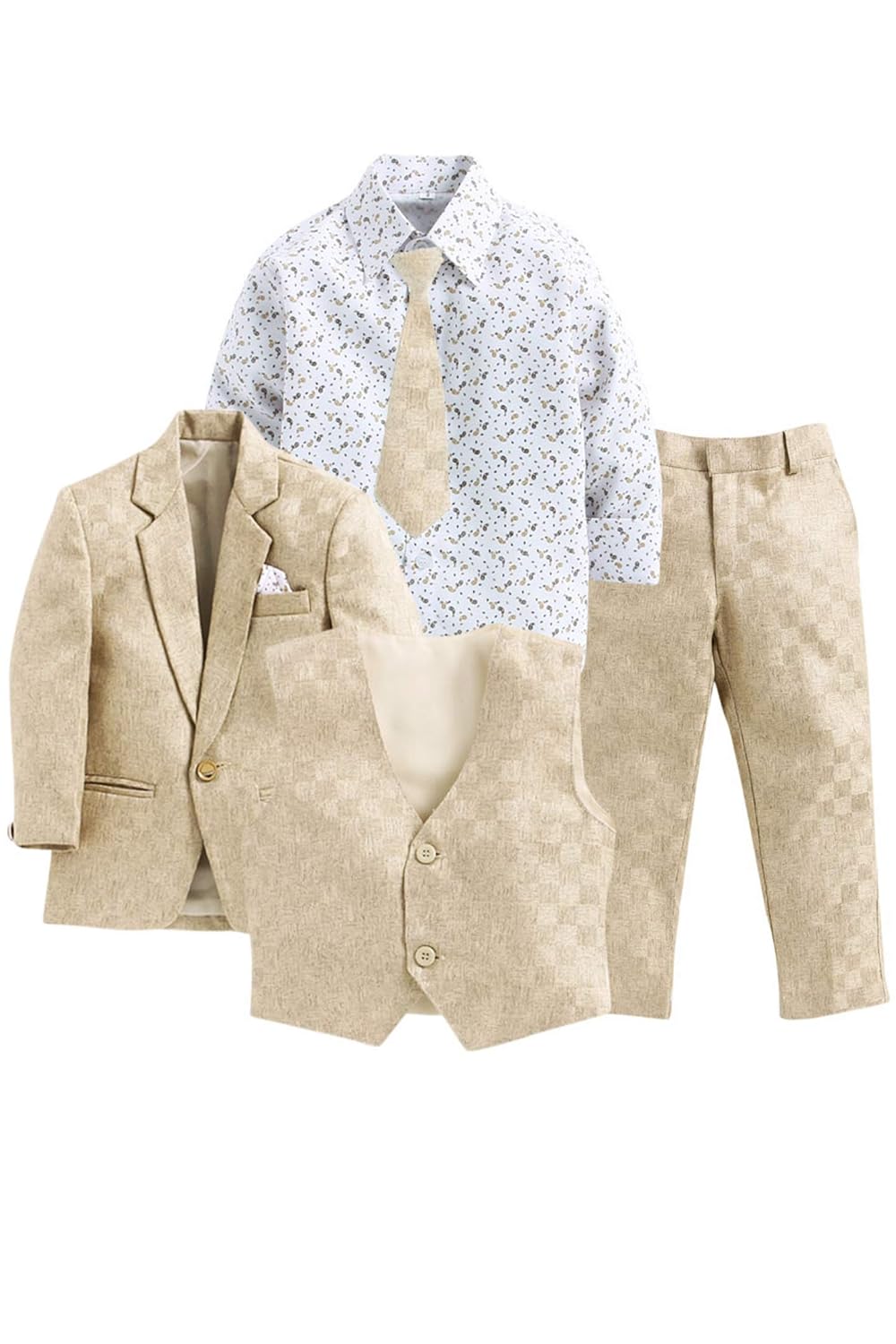 boys beige suit