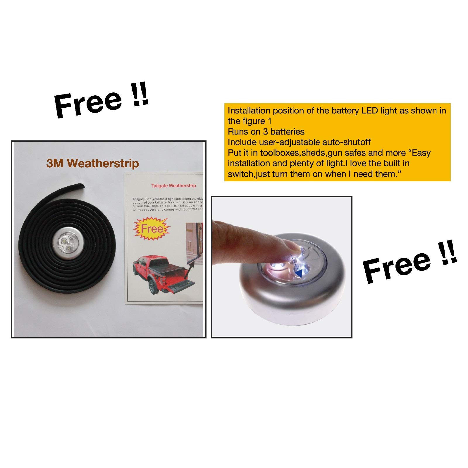 Gevog Hard Tri Fold Truck Bed Tonneau Co Buy Online In Brunei At Desertcart