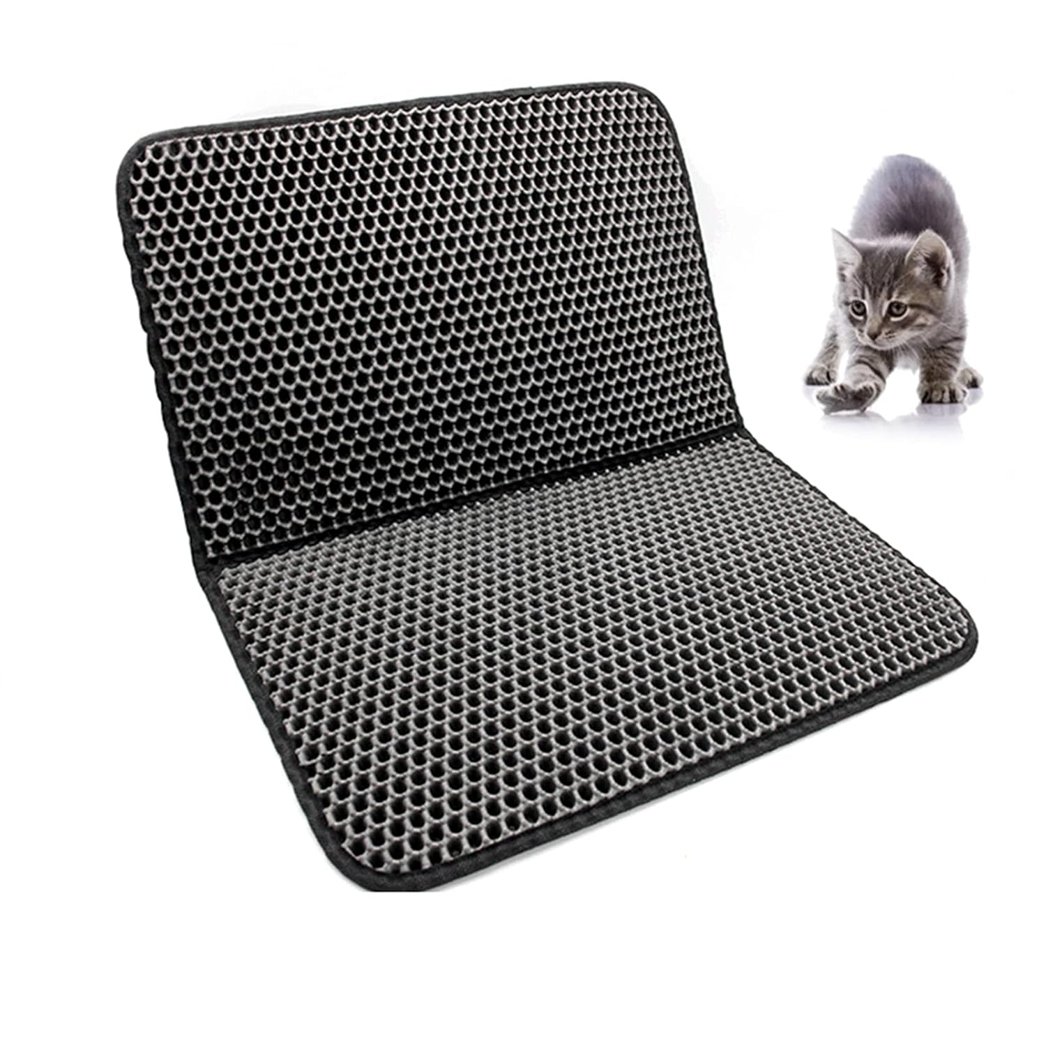 Cat Litter Mat Double Layer NonSlip Pets Litter Mat Amazon.in