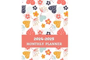 2024-2025 Monthly Planner: Two Year Monthly 2024-2025 Planner | 2 Year Monthly Calendar Planner Schedule Organizer | January 2024 to December 2025 (24 Months Agenda) | size 8.5" x 11