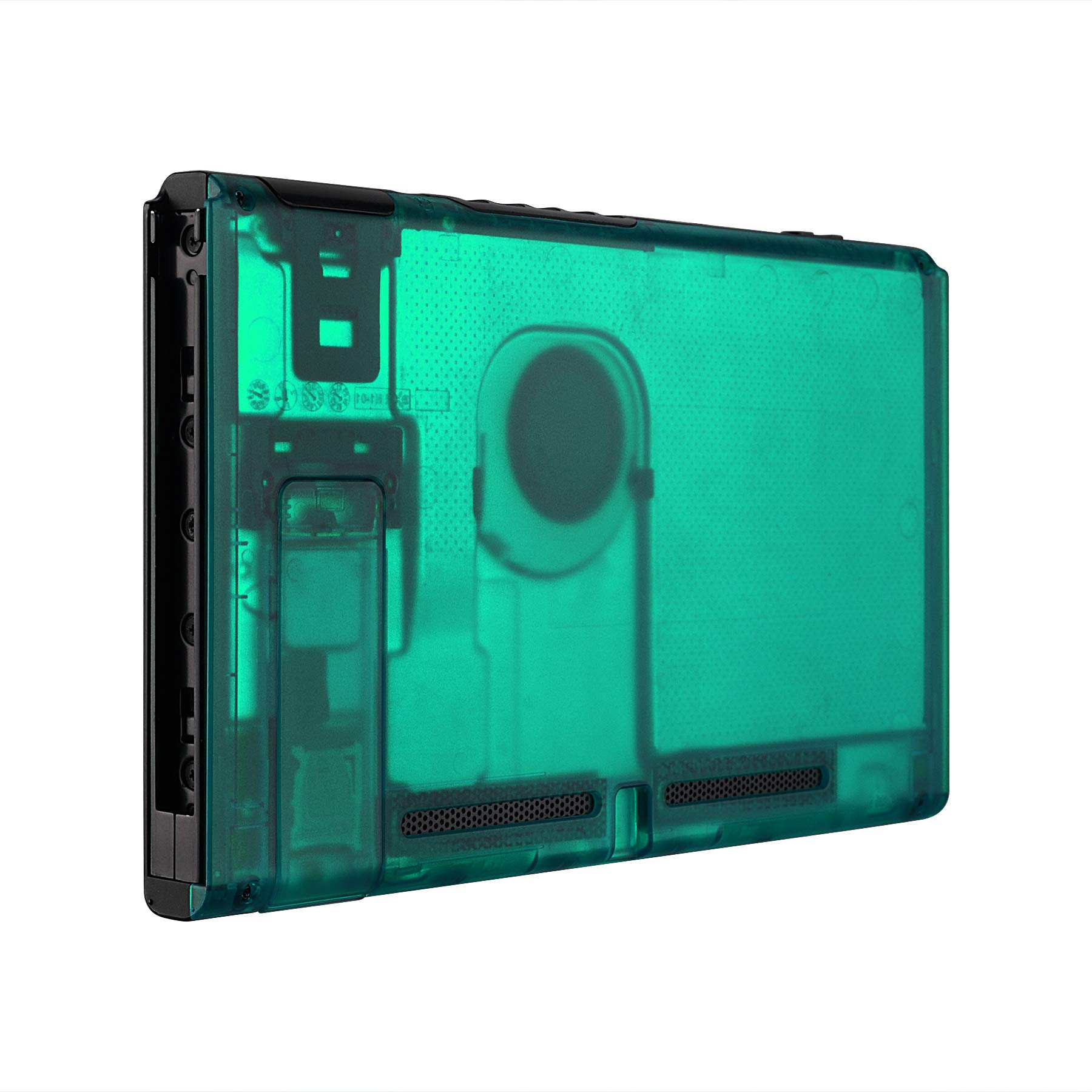 eXtremeRate Emerald Green Console Back Plate DIY Replacement Housing Shell Case for Nintendo Switch Console with Kickstand – JoyCon Shell NOT Included