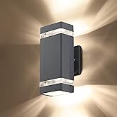 LMP LED Square Up and Down Lights Outdoor Wall Light，Body in Aluminum Waterproof Outdoor Wall Lamps，3000k 5W with Certificate