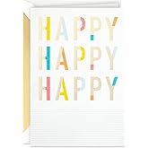 Hallmark Signature Birthday Card (Happy Happy Happy)