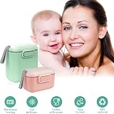 Aolso Baby Milk Powder Dispenser 2-Pack 800ml 400ml with Sealed Lid Spoon view 7