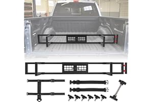 TENGBASE Truck Bed Divider & Organizer Panel, Cargo Manager & Aluminum Alloy Luggage Divider, Compatible with 2024-2025 Ford 