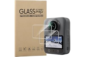 GEJEFA Screen Protector for DJI Osmo 360, 2 Pack 9H Hardness Anti-Scratch [High Definition][Bubble Free] Tempered Glass Scree