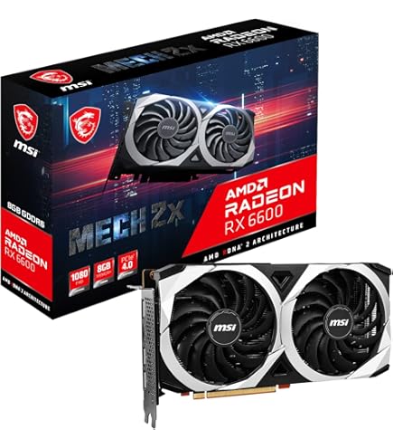 Amazon.com: MSI Radeon RX 6600 MECH 2X 8G Graphics Card 8GB Memory 