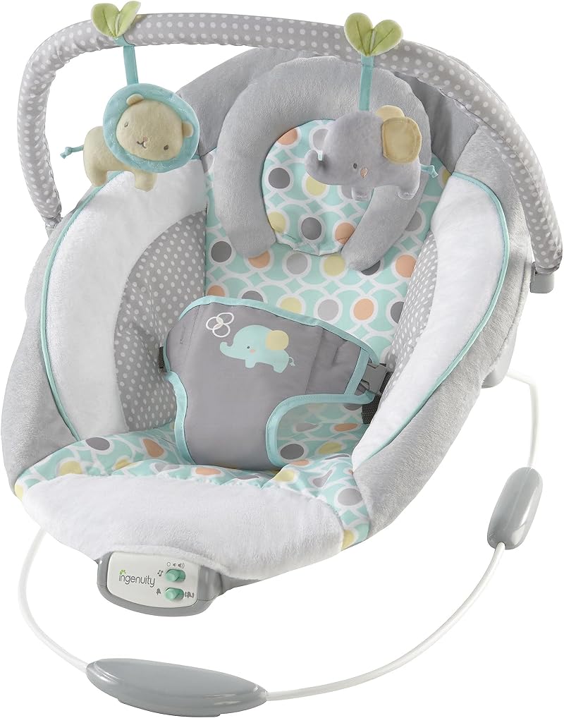 Ingenuity Morrison Soothing Baby Bouncer 8 Melodies 0-6 Months