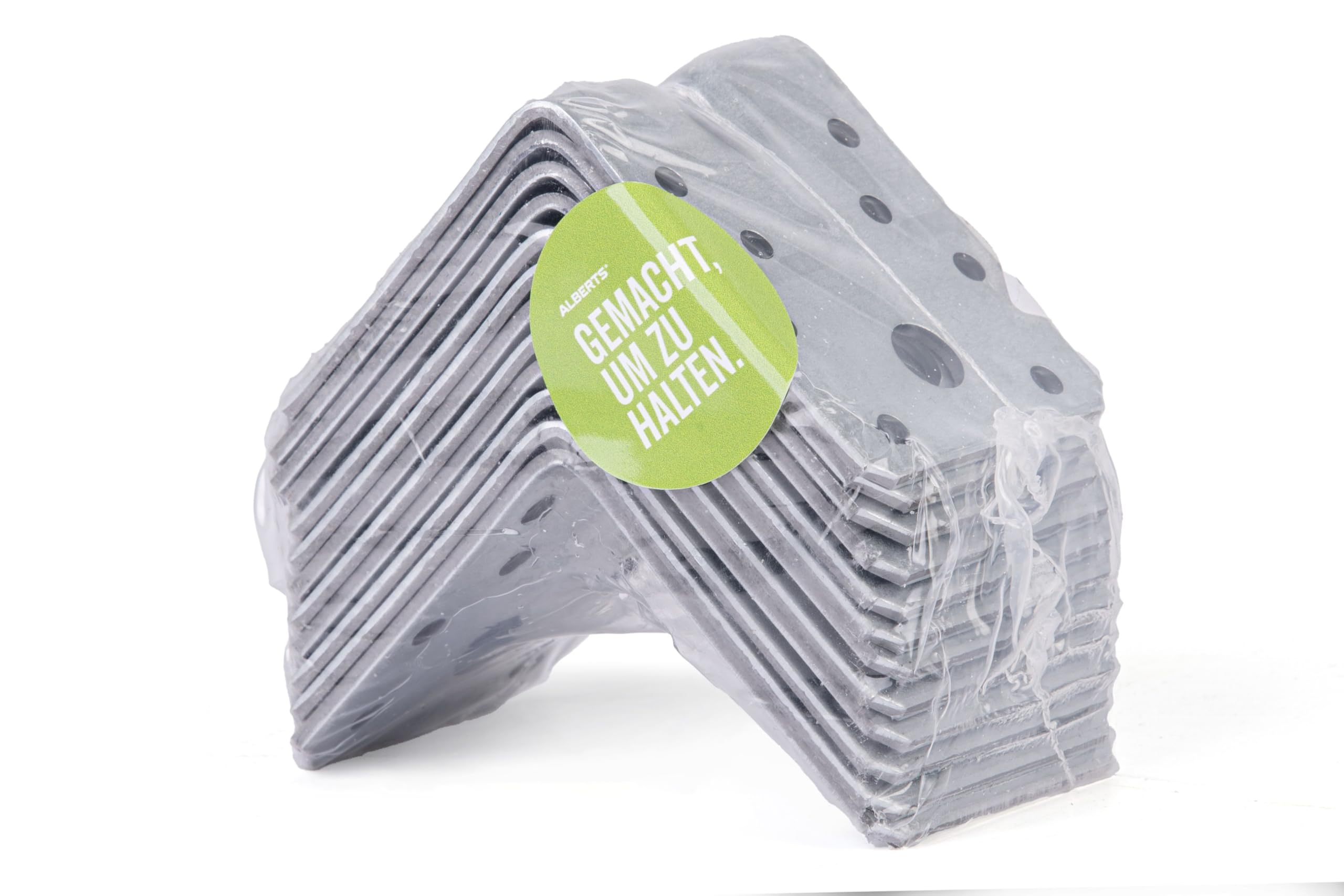 Heavy Duty Angle Connector with Ribbing Bulk Pack Sendzimir-Galvanised 70 x 70 x 55 mm / 12 STK.