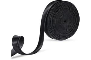 AJCOTAHM 197 Inches Corset Ribbon Laces Elegant Black Straps for Dress Adjustable Fit Satin Corset Ribbon Back Lace up Corsets Replacement Zipper or Buttons Belt Accessories