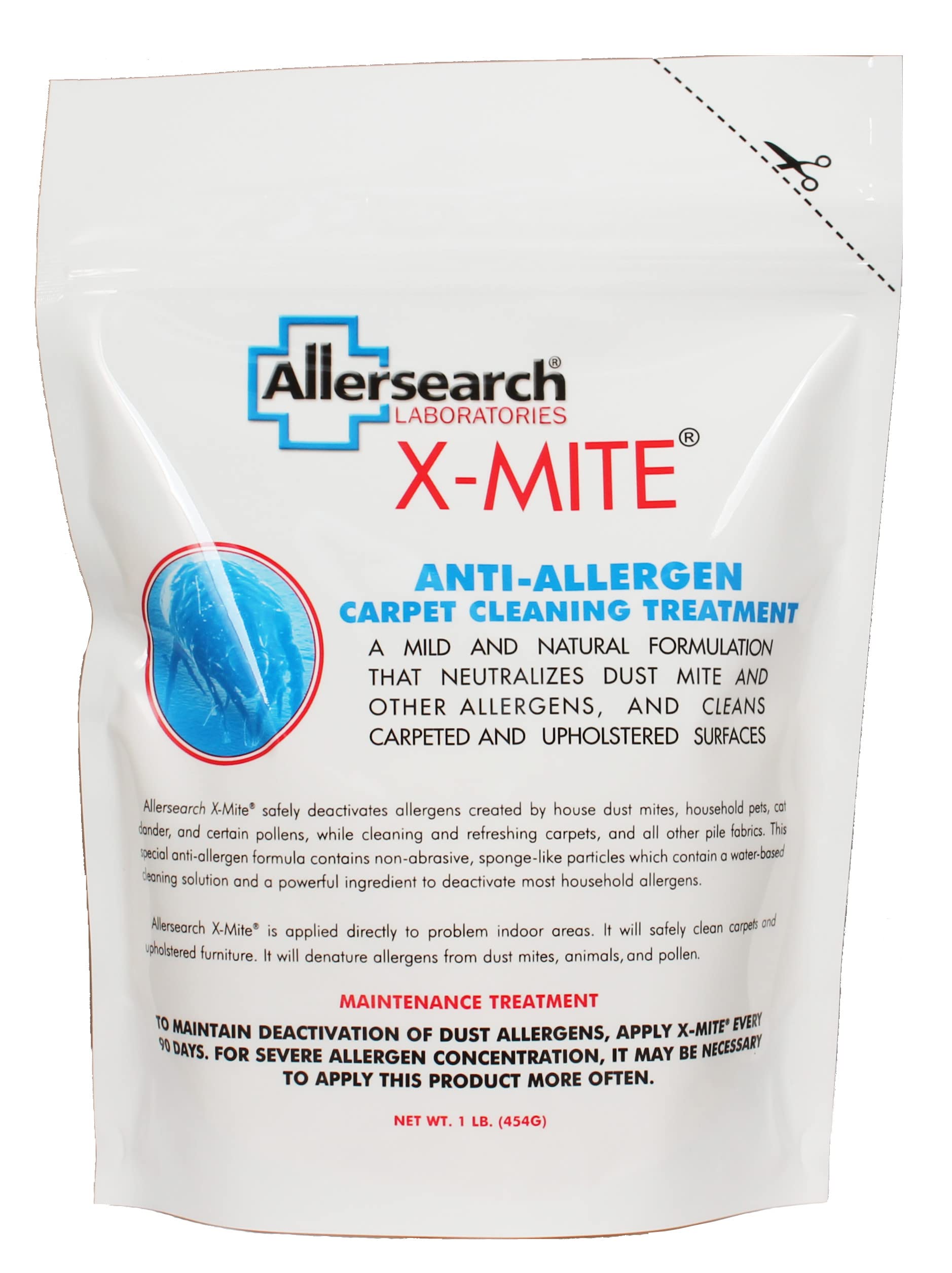 Allersearch X-Mite Dry Powder Carpet Cleaner