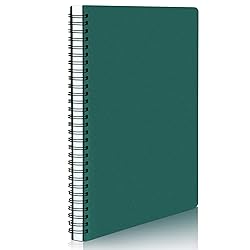 EUSOAR Hardcover Spiral Lined Subject Notebook, A5