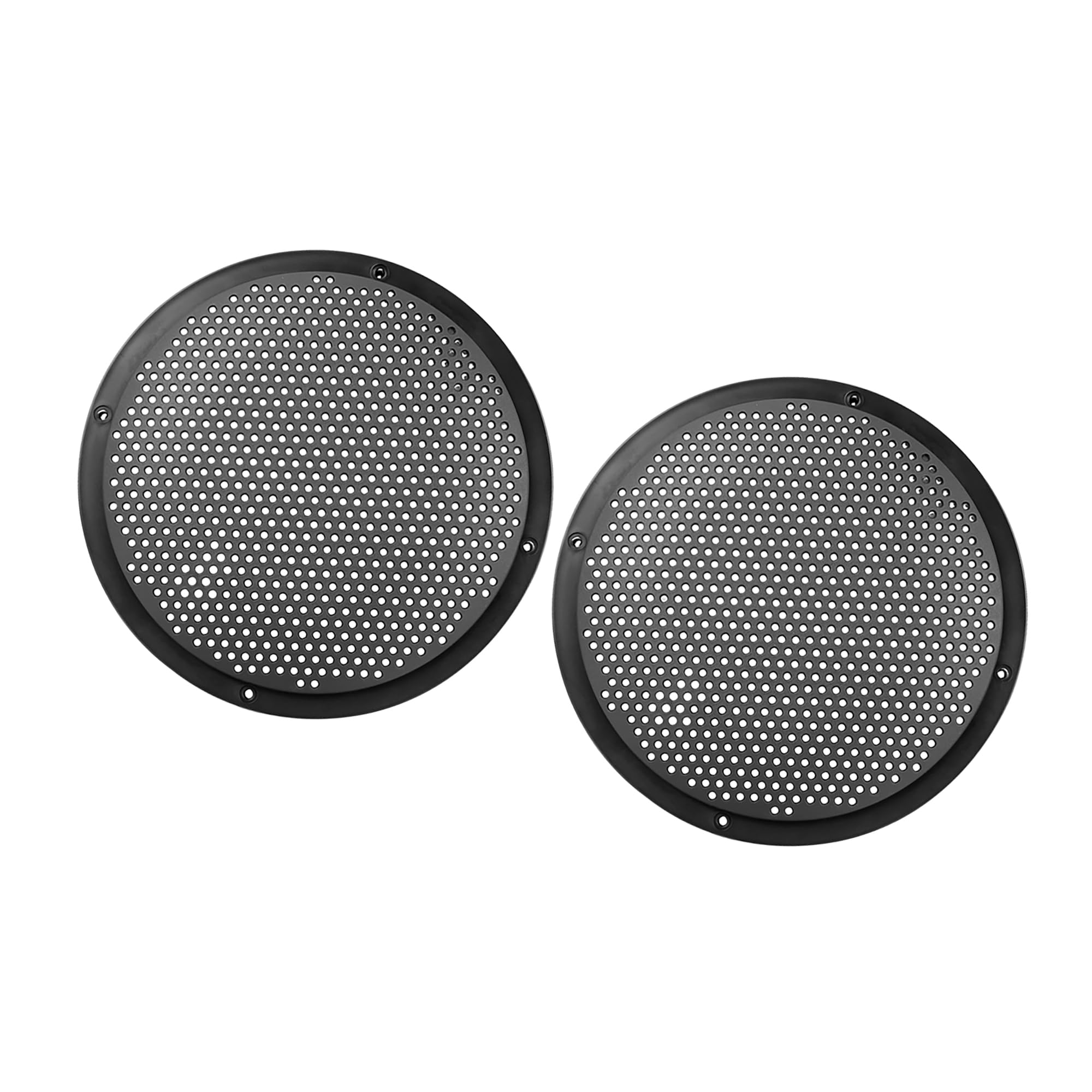 Hihaha 8'' Car Plastic Audio Speaker Cover Mesh Grill Horn Guard/2pcs Black