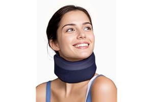 BETOVIN ‌Neck Support Brace - Neck Brace Cervical Collar Relief Neck Pain for Sleeping, Soft Foam Wraps Keep Vertebrae Stable and Aligned for Relief of Cervical Spine Pressure for Women & Men Navy Blue