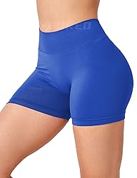 YEOREO Workout Scrunch Shorts Women V Back Gym Butt